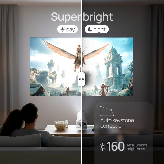 Portable Pro Projector By Eliver