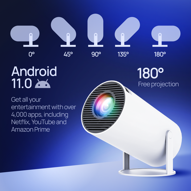 Portable Pro Projector By Eliver