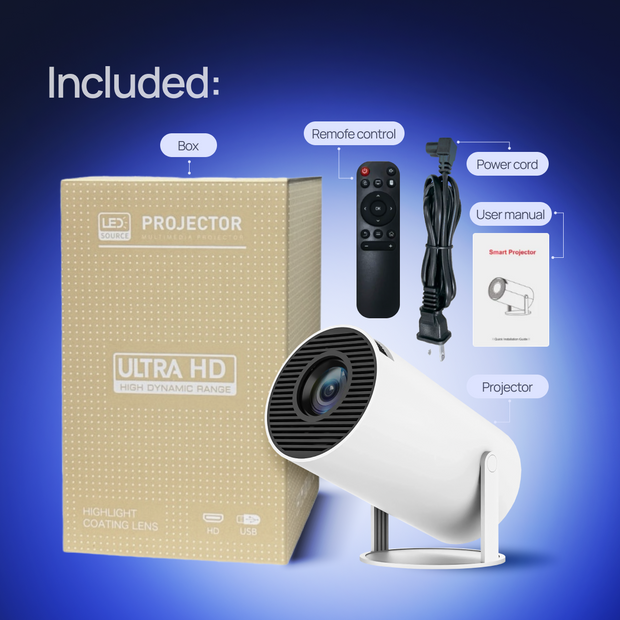 Portable Pro Projector By Eliver