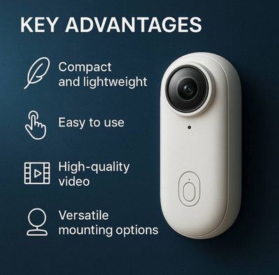 Action 4K Professional Body Camera By Eliver